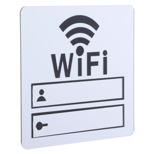 2Stk Wlan Passwort Aufkleber Für Büro Restaurant 1