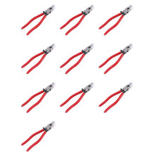 10X Heavy Duty Key Fob Pliers Tool, Metal Glass Running Pliers with Flat , Studio Running Pliers Attach Rubber Tips