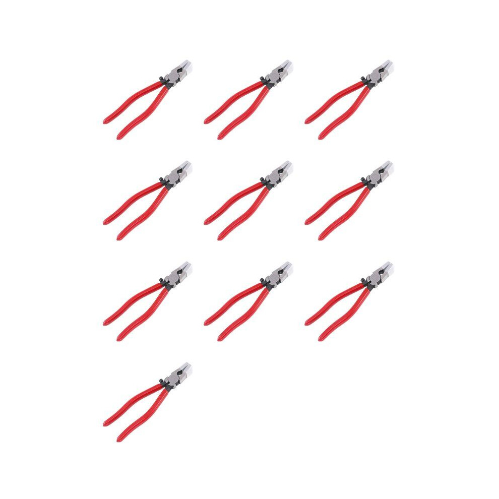 10X Heavy Duty Key Fob Pliers Tool, Metal Glass Running Pliers With Flat Jaws, Studio Running Pliers Attach Rubber Tips 4711373452551