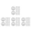 200Pièces Protections Bougies En Carton Pour , Usage DIY 1