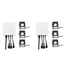 2X Tuya  Life Pojedynczy 3-Fazowy WiFi Licznik Energii KWH 80A Zacisk Mocy Przekładnik Prądowy Monitor Zużycia Energii