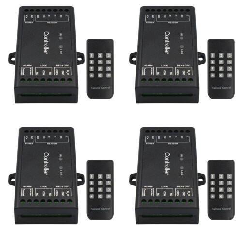 4X TUYA Wifi Controller Single Door Remote Control Access Control Board Panel 12V Wiegand 26-44 Bits Input 1000 User