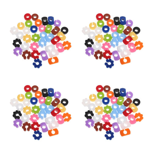 144Pièces Marques Verres Silicone Colorés Pour Réceptions 2