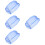 4Pièces Protectrice D'admission Auto En Tissu Polyester Bleu 6