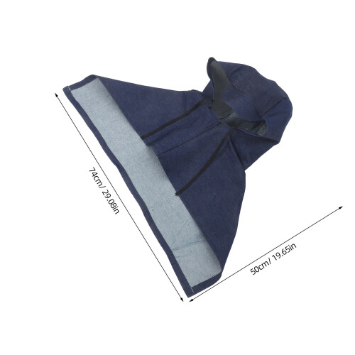 2Ensemble De Denim - Cape Capuche Dustproof Noire 2