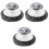 3Stk Robuster Topf- Und Pfannenschrubber Aus Stahl Und PP Grau 4