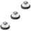 3Stk Robuster Topf- Und Pfannenschrubber Aus Stahl Und PP Grau 6