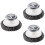 3Stk Robuster Topf- Und Pfannenschrubber Aus Stahl Und PP Grau 7
