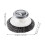 3Stk Robuster Topf- Und Pfannenschrubber Aus Stahl Und PP Grau 11