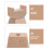 4Ensembles Blocs De Support Ponts Bois Beige Pour Rails De Train DIY 9