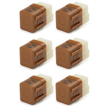 6 Pc Auto Relay 6-Pins 25230-7996A 252307996A for VEHICLES