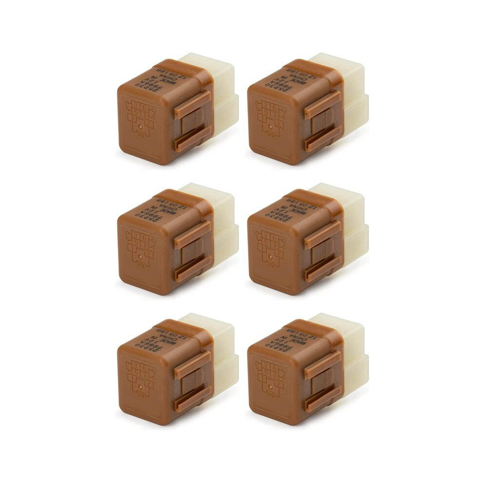 6 Pc Auto Relay 6-Pins 25230-7996A 252307996A For Vehicles 4712511041309