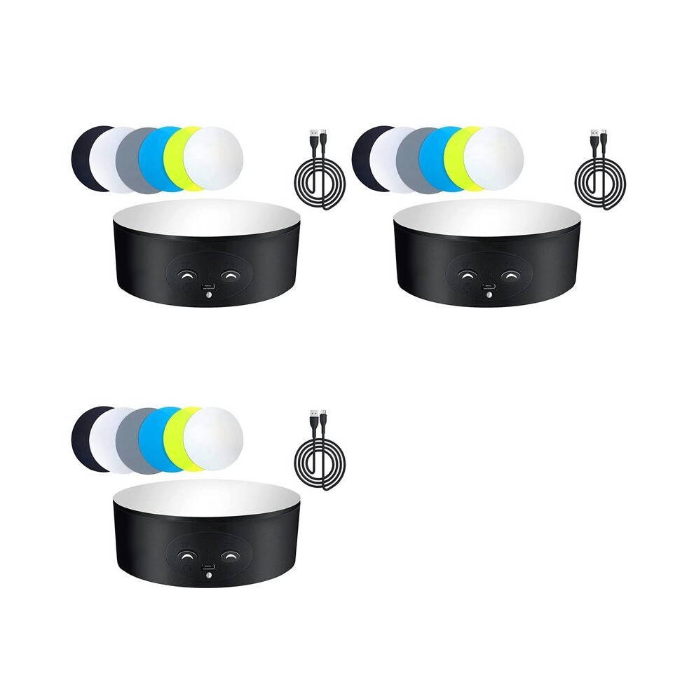 3X Rotating Display Stand, 360 Degree Automatic Mute Spin Turntable For Photography Display 6031666916255