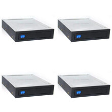 4 Set 2.5 Inch to 3.5 Inch Internal Floppy Bay III 6Gbps Tray-LESS Mobile Rack for 2.5 Inch HDD SSD