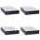 4Conjunto Baia de Disquete Interna de 2,5 A 3,5 Polegadas  III Rack Móvel Sem Bandeja de 6 Gbps para Painel Traseiro de Disco Rígido SSD de 2,5 1