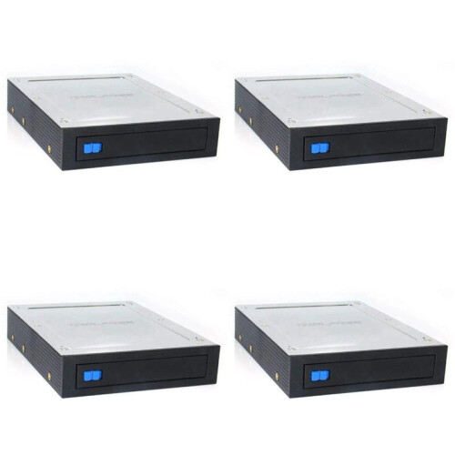 4Conjunto Baia de Disquete Interna de 2,5 A 3,5 Polegadas  III Rack Móvel Sem Bandeja de 6 Gbps para Painel Traseiro de Disco Rígido SSD de 2,5