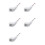 5X LED Light Motion Sensor  PIR Infrared Detector Automatic Movement Detector Auto  Off Outdoor,  12V White 1