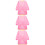 3Pièces Tablier Art Enfant Rose Fermeture Durable 8