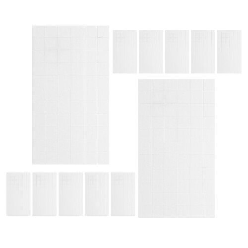 Carrés Adhésifs Mousse Double-Face Blancs Pour Artisanat DIY 1