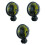 3Pièces Ventilateurs Air Refroidisseur Auto USB, Clip Noir Siège 2