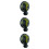 3Pièces Ventilateurs Air Refroidisseur Auto USB, Clip Noir Siège 7