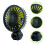 3Pièces Ventilateurs Air Refroidisseur Auto USB, Clip Noir Siège 11