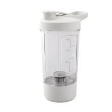 Botella Eléctrica Portátil Recargable por USB para Batidos de Proteínas - Vaso Mezclador Multiusos de 450 Ml para Fitness