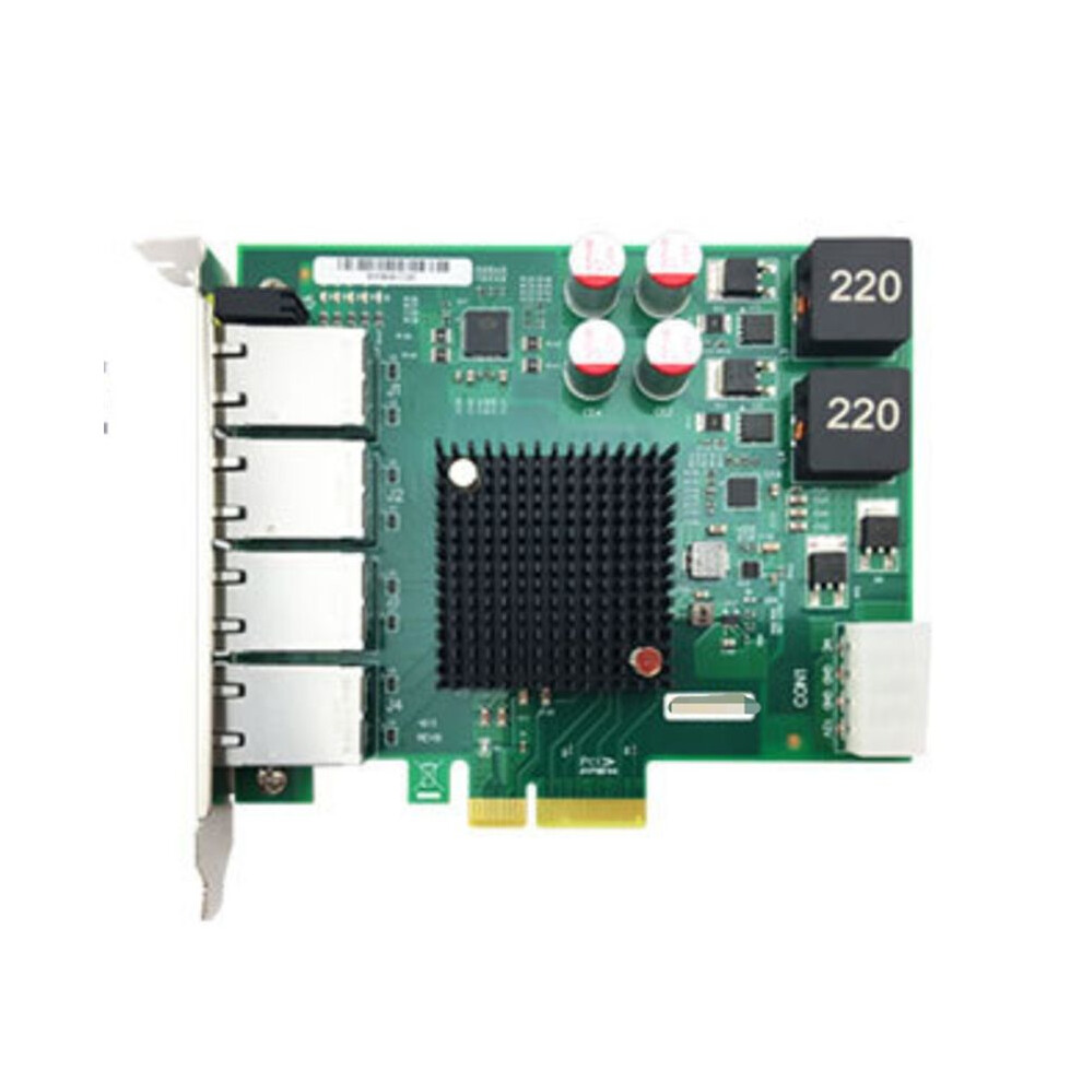 Vision Frame Grabber I350T4POE  I350AM4 Chip, Quad Port RJ-45x4, PCIe2.0 X8 POE Network Card-image-OPC-PVX2BGG-NEW