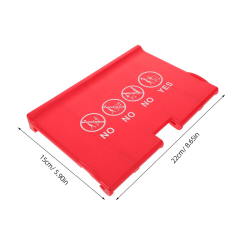 Planche Confortable Rouge Pour Chaise Panier Bébé 2