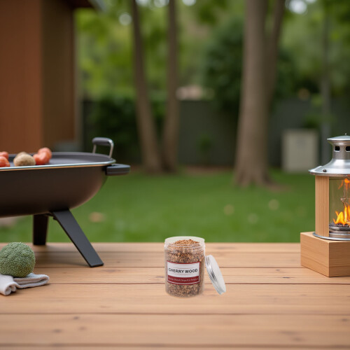 Bbq Cherry Wood Chips Natural Pellets for Smoking Meat 2