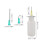 2Sets Plastic Needle Tip Squeeze Bottles for Accurate Glue Dispensing 3