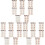 Girl Waterproof Eyebrow Stickers Brown Use 2
