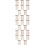 Girl Waterproof Eyebrow Stickers Brown Use 8