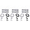 36St Verstelbare Elastische Schoenveters Met Locks Alle 4