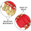 4Pièces Accessoires Costume Mousseline Pour Danse Et 7
