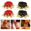 4Pièces Accessoires Costume Mousseline Pour Danse Et 9