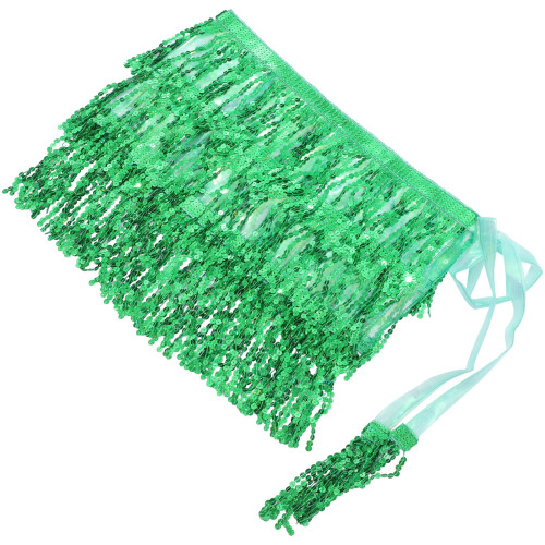 4Pcs Elegant Dancing Skirts with Sequin Hip Scarves 2
