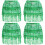 4Pcs Elegant Dancing Skirts with Sequin Hip Scarves 6