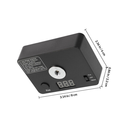 Outils Testeur Résistance Portable Noir Usage Pour Électricien 1