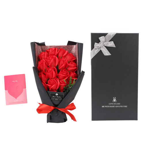 Plastic Rose Artificial 18-Pack for Events