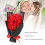 Realistic Plastic Rose Bouquet 18 Pieces 18