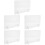 5Sets Multi-Use Transparent Acrylic Message Board for Home Office 7