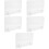 5Sets Multi-Use Transparent Acrylic Message Board for Home Office 8