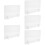 5Sets Multi-Use Transparent Acrylic Message Board for Home Office 11