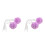4Pièces Pompons Pour Roller Violet Avec Doux Décoratifs 6