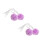 4Pièces Pompons Pour Roller Violet Avec Doux Décoratifs 7