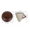 3Sets Handmade Ceramic Coffee Mugs Assorted Color Rustic Funnel Design 10