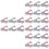 24Pcs Multi-Use Office Staple Removing Tool PP Aluminum Alloy Colors 7