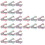 24Pcs Multi-Use Office Staple Removing Tool PP Aluminum Alloy Colors 8