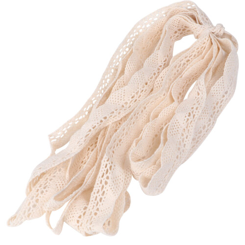 Dentelle Coton Khaki Bordure Décorative Pour Projets Créatifs 2